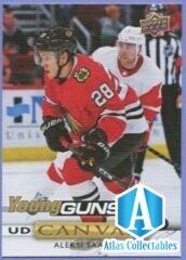 2019-20 Upper Deck UD Canvas Young Guns Aleksi Saarela #C92 Rookie